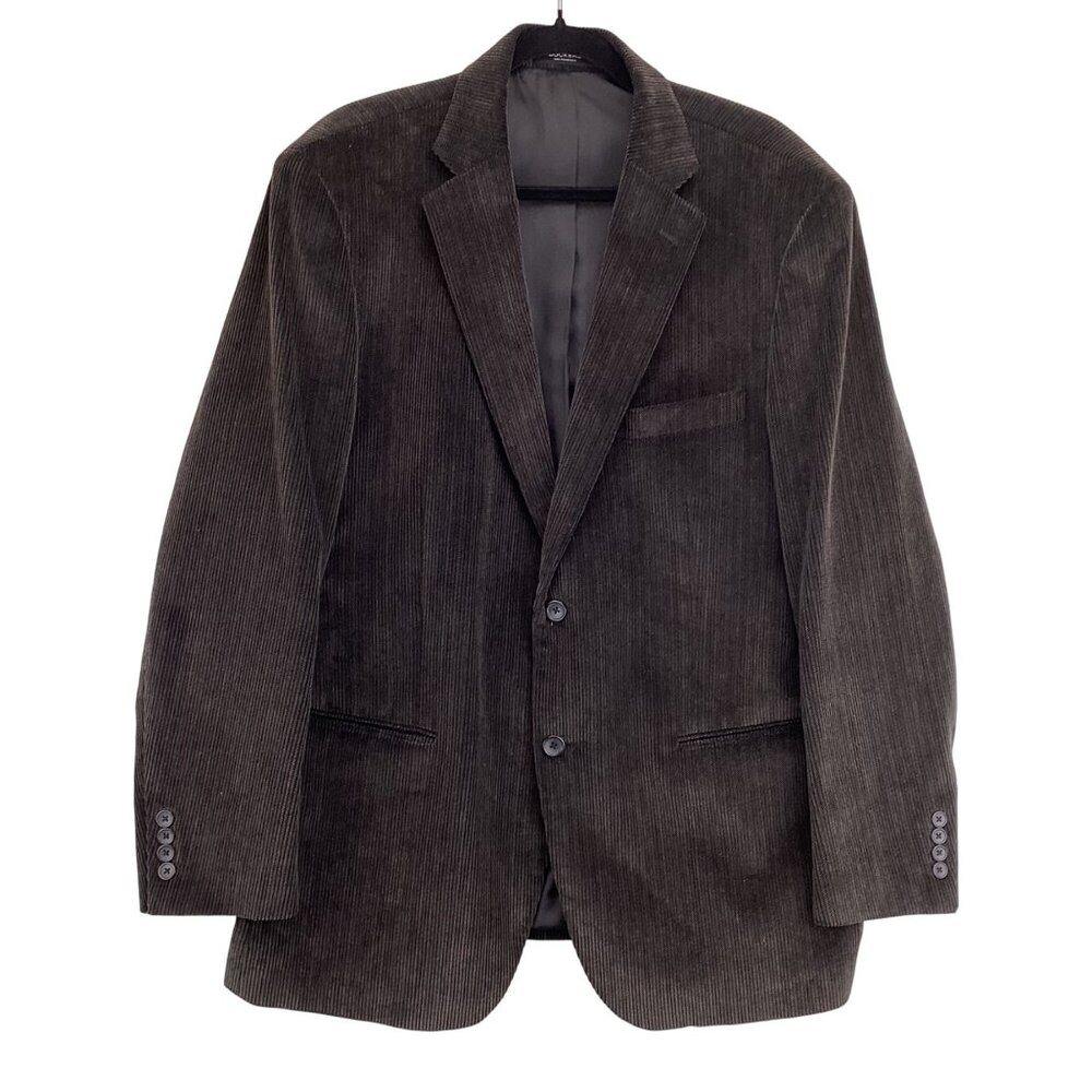 Dockers Mens Corduroy Blazer Jacket Size 44R Brown Suit‎ Coat Lined